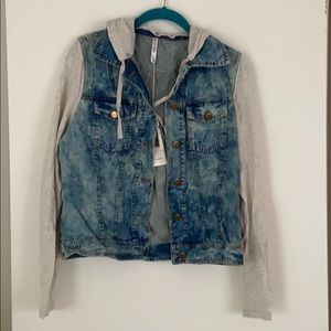 Tie dye denim jacket